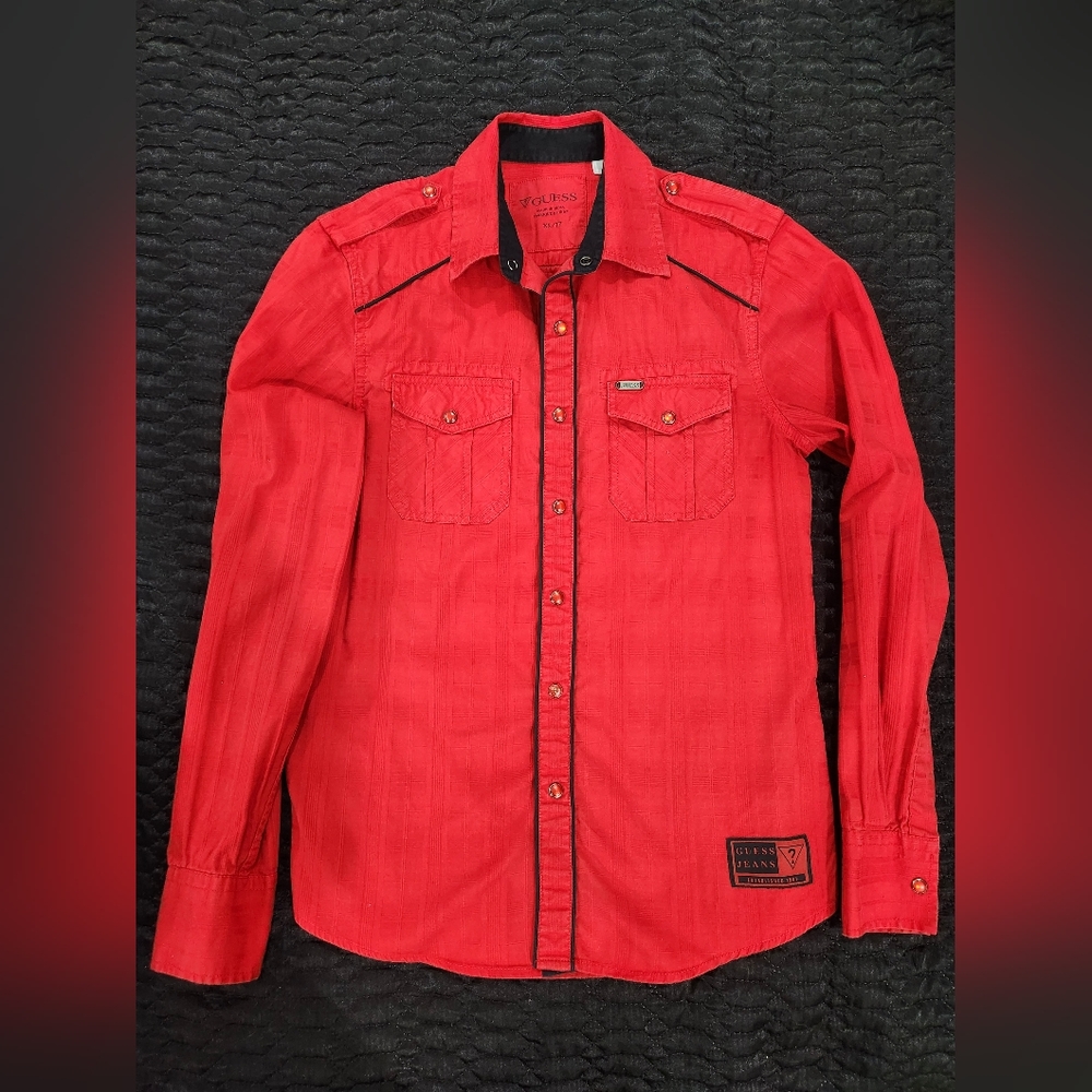 G by Guess western style long sleeve shirt